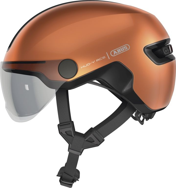 ABUS HUD-Y ACE Noir, Orange - Neuf