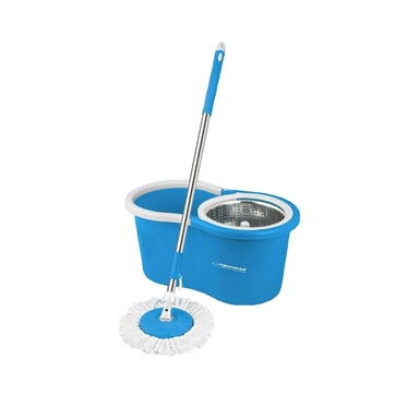 Mocio Rotante Esperanza EHS006 Microfibra 125 cm Blu/Bianco