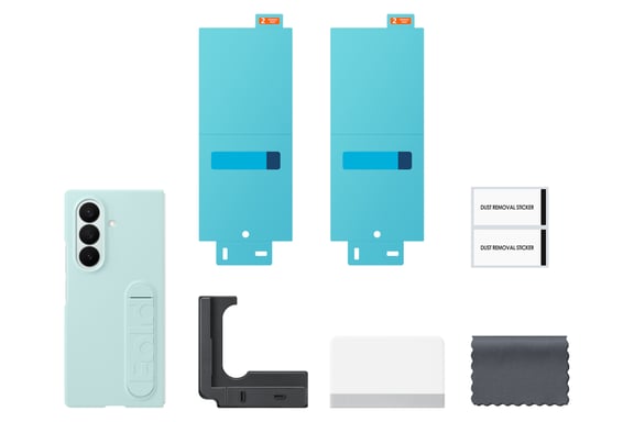 Custodia per Samsung Z Fold 7 in silicone con supporto e protezioni Schermo