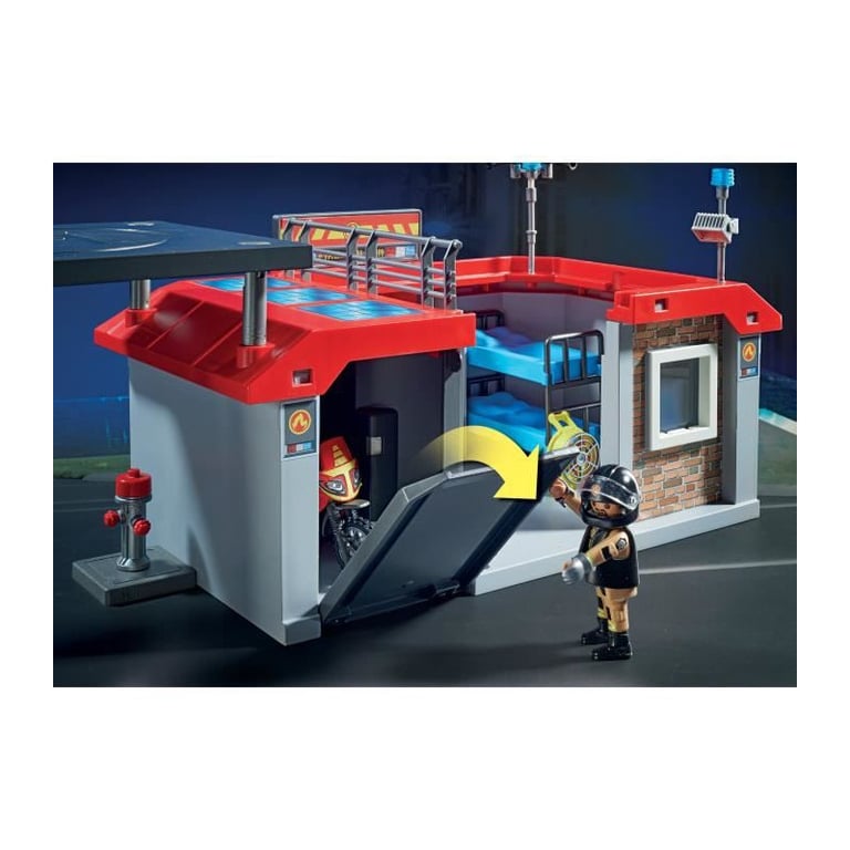Playmobil 71193 Caserne Pompiers Tran - vue 3