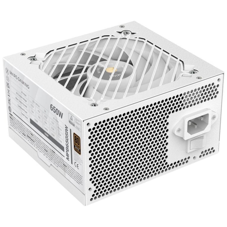 Mars Gaming MPB650SIW unité d'alimentation d'énergie 24 pin ATX ATX - vue 4