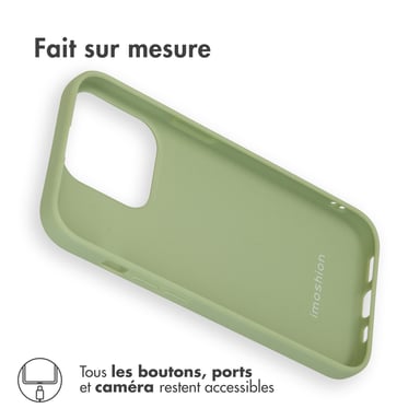 imoshion Coque Couleur pour Apple iPhone 14 Pro - Olive Green