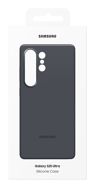 Samsung silicone Galaxy S25 Ultra Noir - vue 4