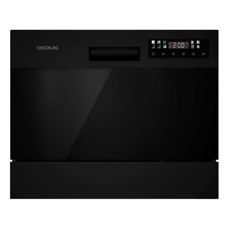 Cecotec Lave vaisselle Compact Libre Installation 6 couverts Bolero Aguazero 2300 . 8 programmes Classe D Panneau tactile couleur Départ différé Fonction prélavage Dry+ Germ Shield - vue 2