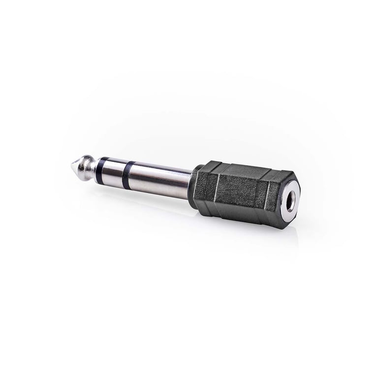 Adaptateur Audio Droit Jack 6.35mm Mâle vers Jack 3.5mm Femelle / Or Neuf - vue 7