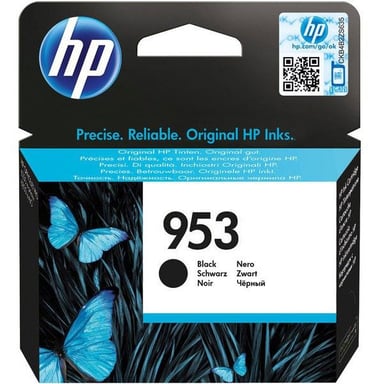 Cartucho de tinta negra original HP 953 Cartucho de tinta para impresoras (negro estándar HP,-40-60 &deg;C OfficeJet Pro 8210 OfficeJet Pro 8218 OfficeJet Pro AiO 8715 8710 OfficeJet Pro AiO 5-35) &deg; C