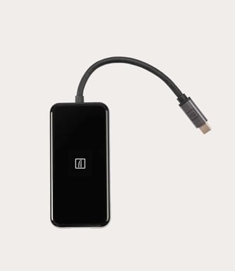 Tucano MA-CHUBA-ETH-BK base para portátil y replicador de puertos USB 3.2 Gen 1 (3.1 Gen 1) Type-C