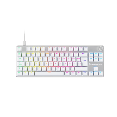 Newskill Serike TKL V2 Blanco | Switch Red Hotswap | Teclado Mecánico Gaming