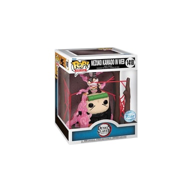 Figurine Funko Pop Deluxe Demon Slayer Nezuko in Web
