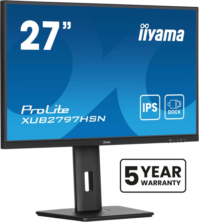 iiyama ProLite XUB2797HSN-B2 écran plat de PC 68,6 cm (27 ) 1920 x 1080 pixels Full HD LED Noir - Neuf