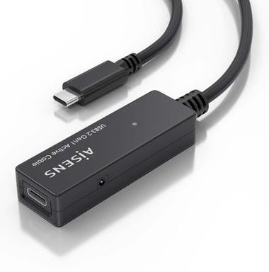 AISENS A107-0870 câble USB USB 3.2 Gen 1 (3.1 Gen 1) 10 m USB C Noir
