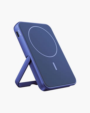 Fresh 'n Rebel 228300 banque d'alimentation électrique Lithium Polymère (LiPo) 5000 mAh Recharge sans fil Bleu
