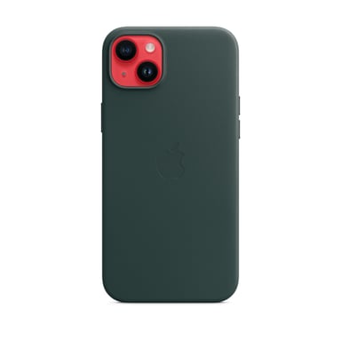 Custodia in pelle con MagSafe per iPhone 14 Plus Verde
