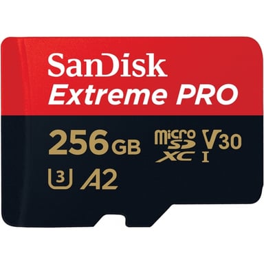 SanDisk 256GB Extreme Pro microSDXC 256 Go Classe 10