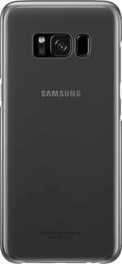 Coque souple Samsung EF-QG955CB noire transparente pour Samsung Galaxy S8 + G955