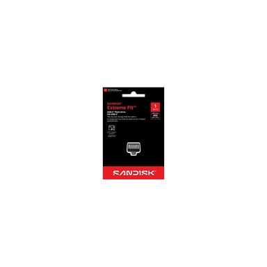 Clé USB SanDisk Extreme Fit 1 To USB-C USB 3.2 Gen 1 Noir