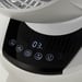 MEACO MeacoFan 1056, ventilador de aire, ideal para dormitorios y salas, ultra silencioso con oscilación 360°, motor de bajo consumo, 12 velocidades, control remoto, blanco