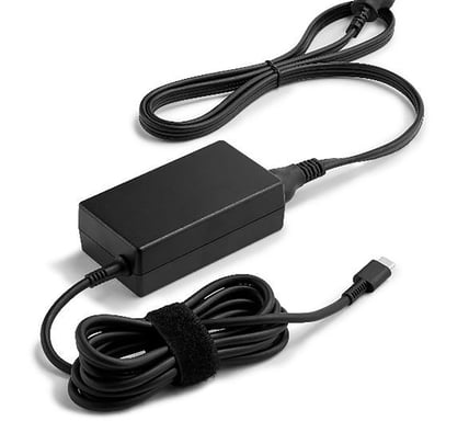 Poly Alimentation USB-C 65W Noir - vue 3