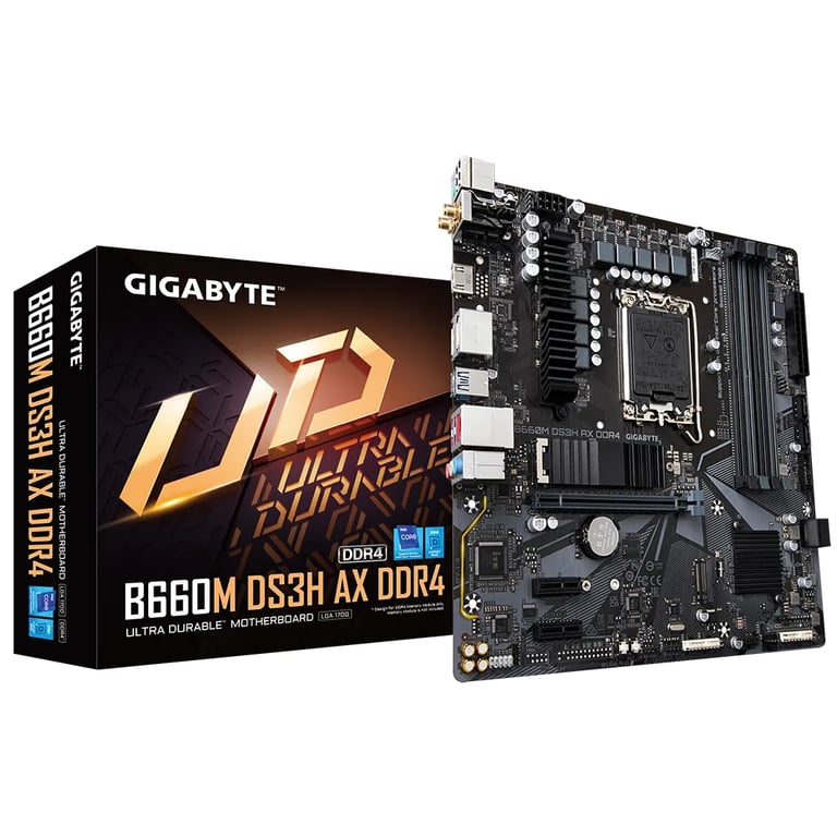 GIGABYTE B660M DS3H AX DDR4 carte mère Intel B660 LGA 1700 micro ATX - Neuf