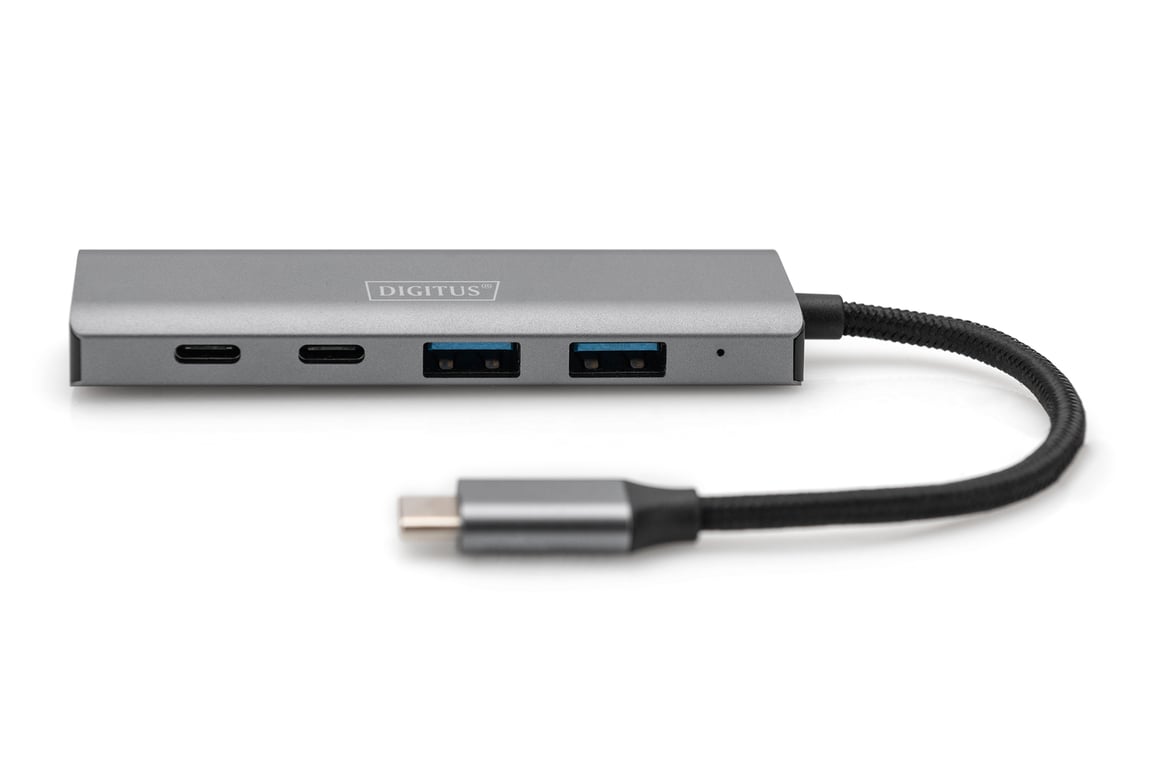 Digitus Hub 4 ports USB C 2x USB A + 2x USB C Neuf - vue 3