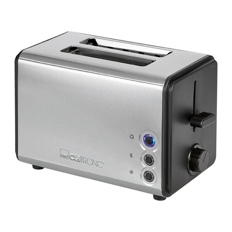 Grille-Pain Clatronic TA 3620 – 2 Tranches, Inox, 750-850 W, Fonction Décongélation - vue 3