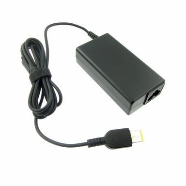 Charger (power supply), 20V, 3.25A for LENOVO IdeaPad U530 Touch, 65W, plug 11 x 4 mm rectangular
