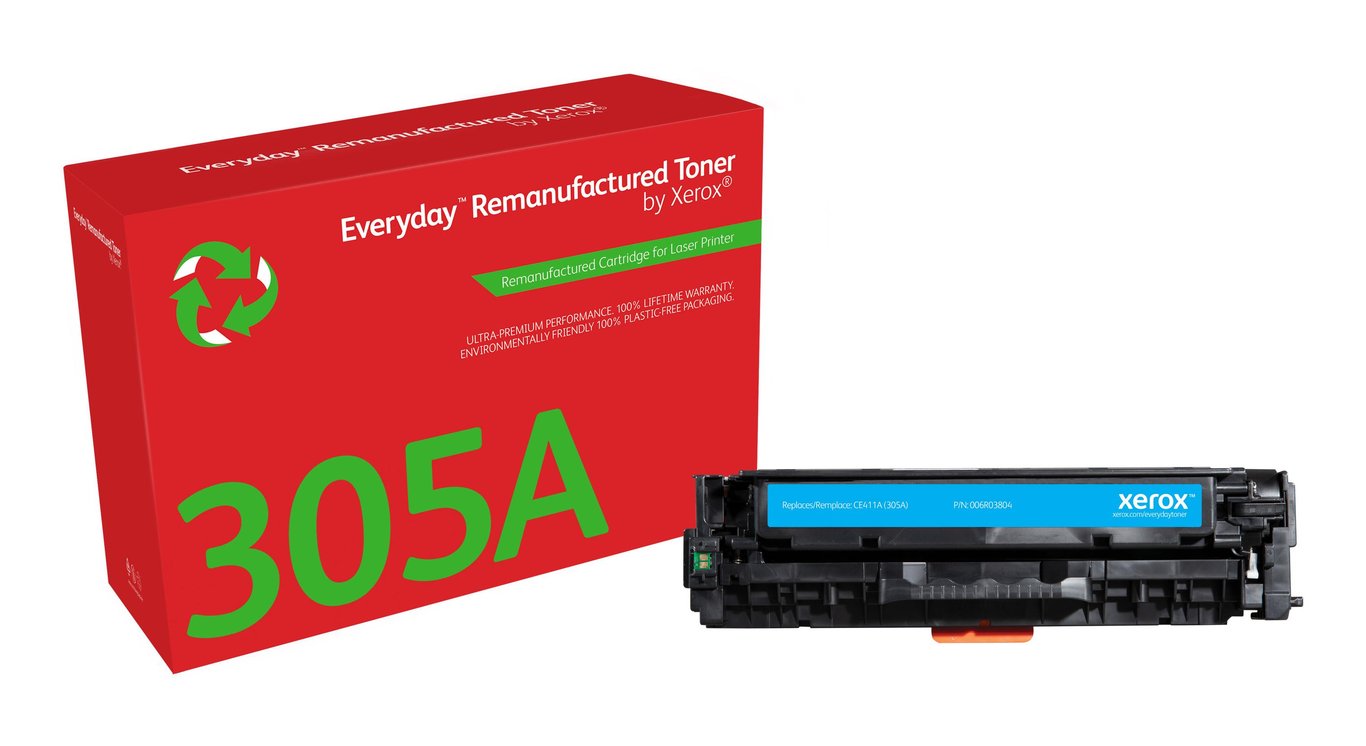 xerox everyday toner cyan toner cartridge equivalent to hp for color laserjet - vue 4