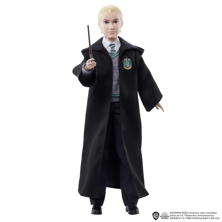 Poupée Drago Malefoy Mattel HMF35 – Tenue de Sorcier Serpentard, Accessoire Inclus - vue 7