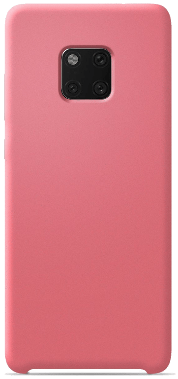 Coque silicone unie compatible Soft Touch Saumon Huawei Mate 20 Pro