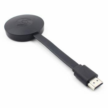 Dispositivo de transmisión de medios digitales dongle  1080p Full HD Negro