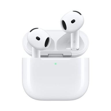 AirPods 5 - Auriculares con estuche de carga inalámbrica MagSafe y cancelación activa de ruido, color blanco.
