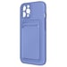 Coque iPhone 13 Pro Silicone Souple Porte-carte Forcell Violet