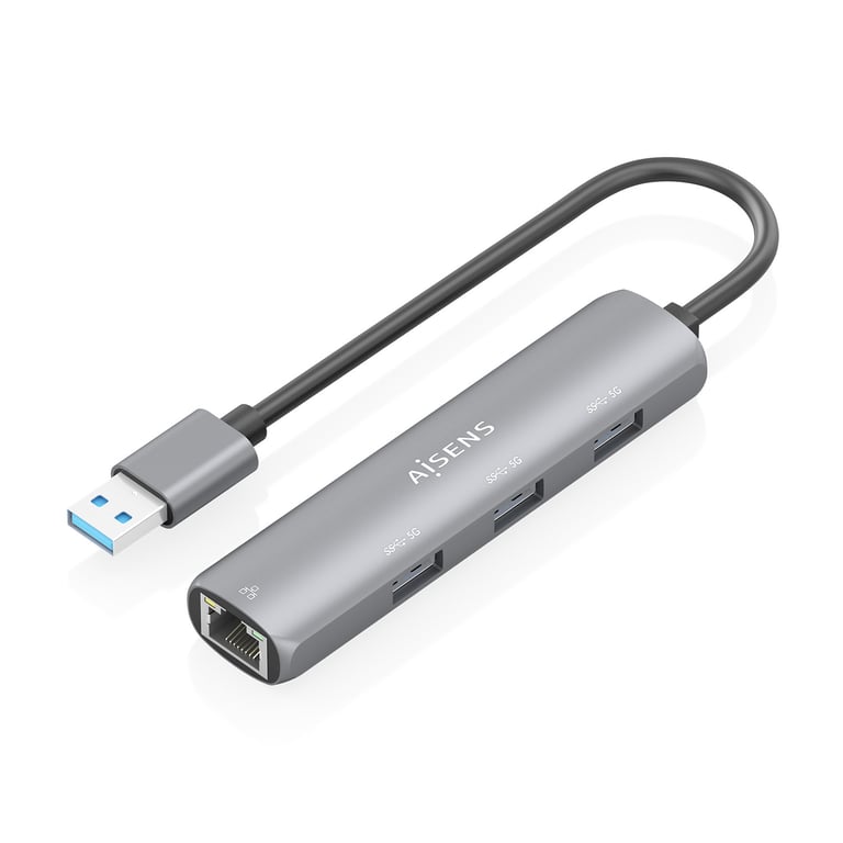 AISENS A106 0859 hub & concentrateur USB 3.2 Gen 1 3.1 Gen 1 Type A 5000 Mbit/ Neuf - vue 8