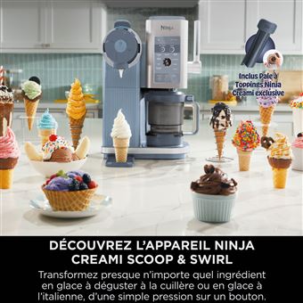 Scoop & Swirl - Sobetière Ninja NC702EU, Bleu