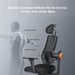 NEWTRAL MAGICH003 Chaise Ergonomique, Dossier Auto-Suivant, Soutien Lombaire Adaptatif, Appuie-Tête Réglable, Profondeur de Siège Ajustable, Accoudoir 3D, 3 Positions de Verrouillage