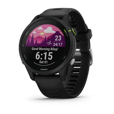 Garmin Forerunner 255 Music 3,3 cm (1.3'') MIP 46 mm Digital 260 x 260 Pixeles Pantalla táctil Negro Wifi GPS (satélite)