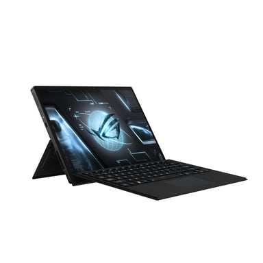 ASUS ROG Flow Z13 GZ301ZE-LC211W notebook i9-12900H Hybride (2-en-1) 34 cm (13.4'') Écran tactile WQUXGA Intel® Core™ i9 16 Go LPDDR5-SDRAM 1 To SSD NVIDIA GeForce RTX 3050 Ti Wi-Fi 6E (802.11ax) Windows 11 Home Noir