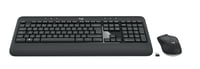 Logitech Advanced MK540 Tastiera Mouse incluso USB Francese AZERTY Nero, Bianco