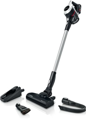 Bosch Serie 6 BCS61113 aspirateur balai et balai électrique Batterie Sec Filtre hygiénique Sans sac 0,3 L Noir, Blanc 2,5 Ah - Neuf