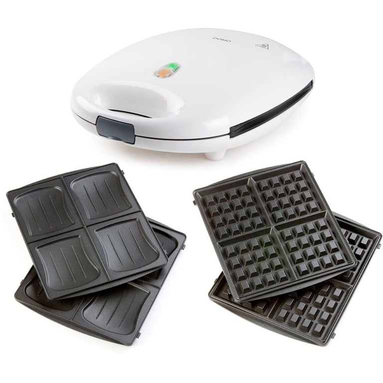 Appareil À Croque-Monsieur DOMO Croque Gaufre Family DO9046C – 1200 W, Plaques Amovibles - vue 6