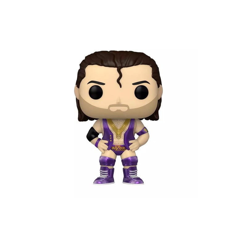 Funko Pop FUN62372 Action Figure Razor Ramon Metallic Sport WWE Neuf