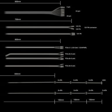 be quiet! POWER ZONE 2 850W unité d'alimentation d'énergie 20+4 pin ATX Noir