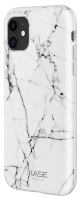 Custodia effetto marmo per Apple iPhone 11, bianco