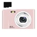 Appareil photo numérique 48MP FHD 1080p avec zoom 16x et carte mémoire de 32 Go Pink
