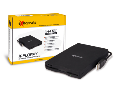 Lecteur de disquette externe Hamlet XFDUSB 1.44 Mo USB pour Apple MacOS et Microsoft Windows - vue 2