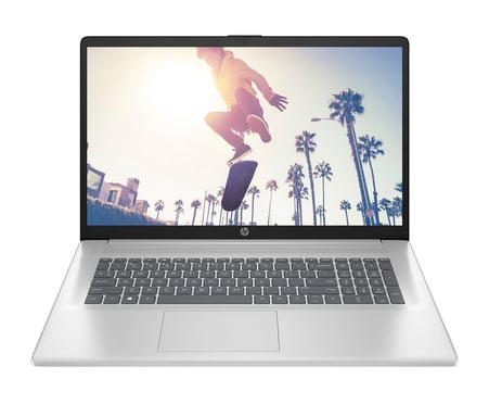 HP 17-cn3078nf Intel® Core™ i7 i7-1355U Portátil 43,9 cm (17.3'') Full HD 16 GB DDR4-SDRAM 512 GB SSD Wi-Fi 6 (802.11ax) Windows 11 Home Plata