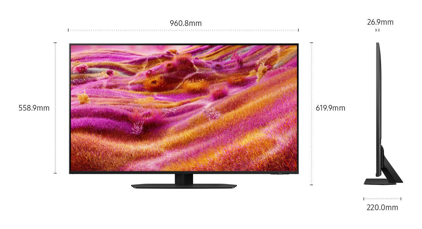 Samsung Smart TV Neo QLED QE43QN90FATXZT 43 4K Mini LED Processore AI Gen3 - vue 9