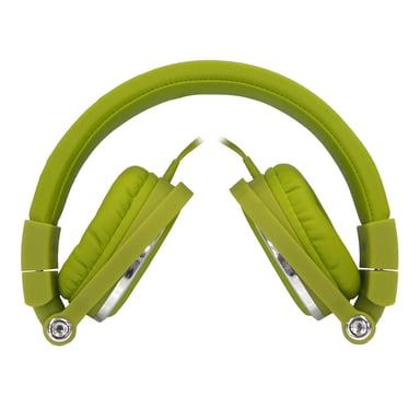 WE Auriculares con cable - Micrófono integrado para llamadas telefónicas - Smartphone Android e iOS - Auriculares estéreo ajustables - Verde