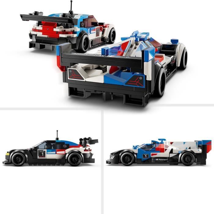 Lego Speed Champions Voitures De Course Bmw M4 Gt3 Et Bmw Hybrid V8 Lego - vue 4