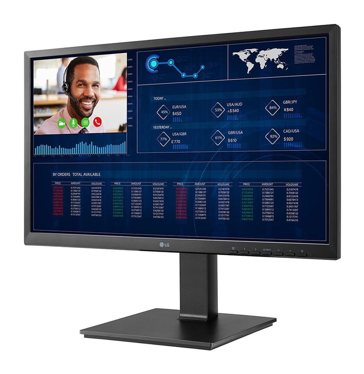 LG 24CQ651I 6P PC tout en unstation de travail Intel® Celeron® J4105 61 cm 24 1920 x 1080 pixels All in One thin client 4 Go DDR4 SDRAM HDD Wi Fi 4 802.11n Neuf - vue 3